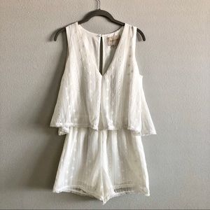 EUC Moon River Sleeveless Romper
